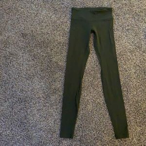 Dark Green Size 4 Lululemon WunderUnder Leggings